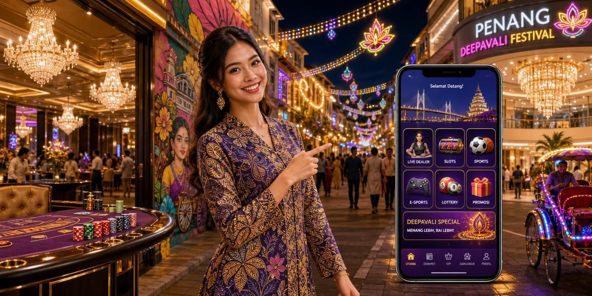 Pengalaman kasino baccarat melalui aplikasi mudah alih di Pulau Pinang dengan motif batik